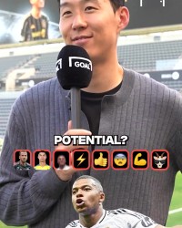 孙兴慜：射手选凯恩 技巧选C罗 潜力选亚马尔 GOAT选C罗&amp;梅西🐐